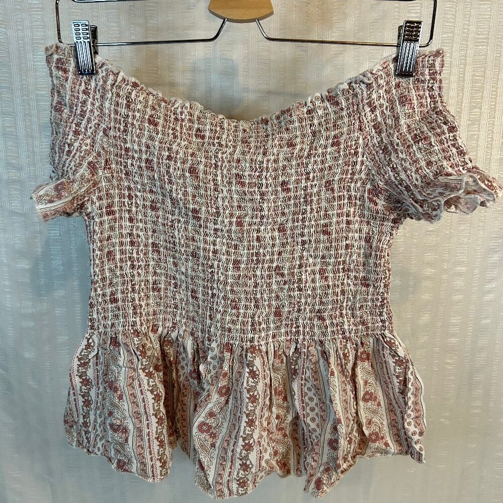 Japna Juniors Sz Large Off-The-Shoulder Shirt